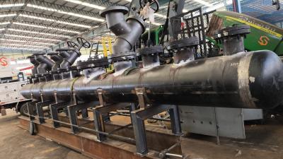 Fabricação e Montagem de Coletor de Vapor 